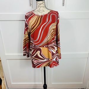 Multicolor inspired 70s look